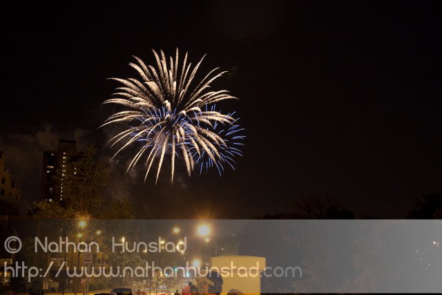 Minneapolis fireworks on 4 July 2010